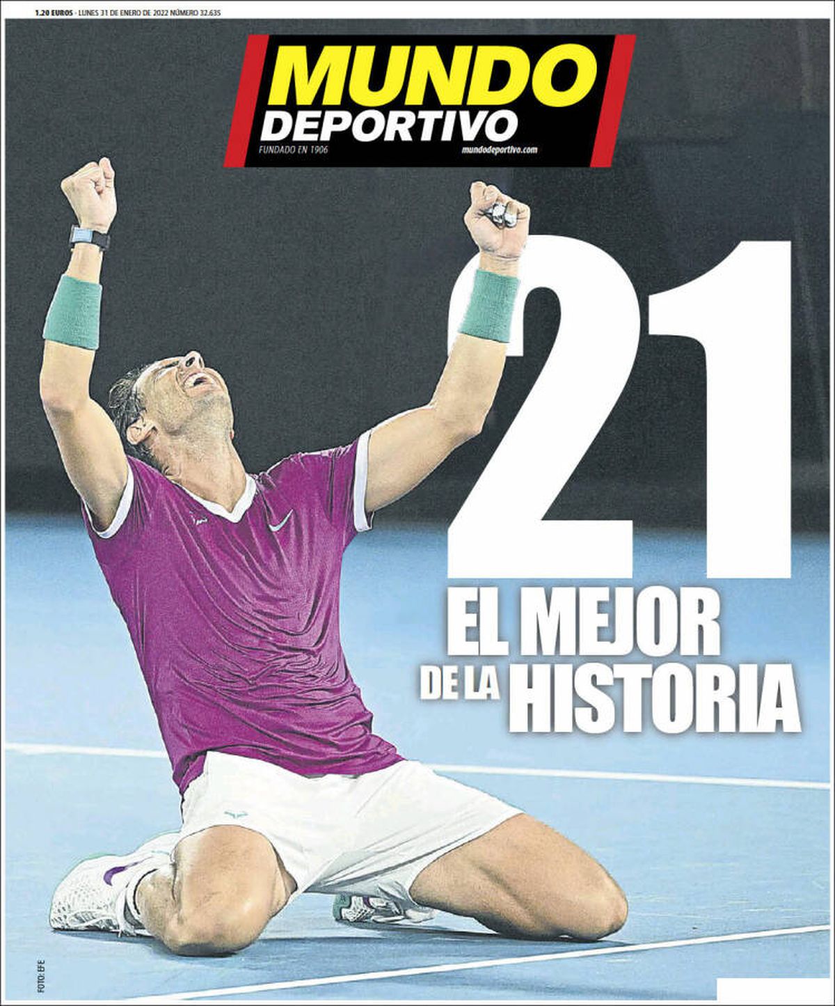 Presa internațională, la picioarele lui Rafael Nadal după victoria istorică de la Australian Open