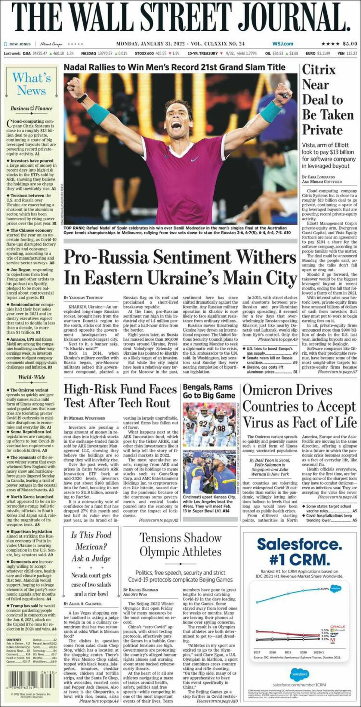 Presa internațională, la picioarele lui Rafael Nadal după victoria istorică de la Australian Open