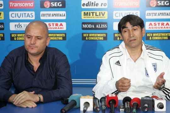 Adrian Mititelu și Victor Pițurcă, în perioada în care au colaborat în Bănie