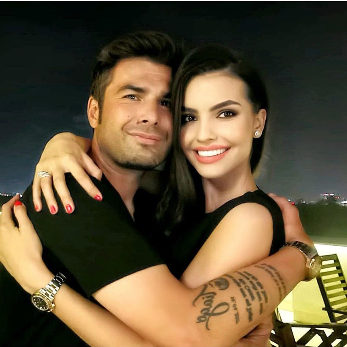 Cu ce se ocupă soția lui Adrian Mutu » Sandra, apariție cu bijuterii de zeci de mii de euro