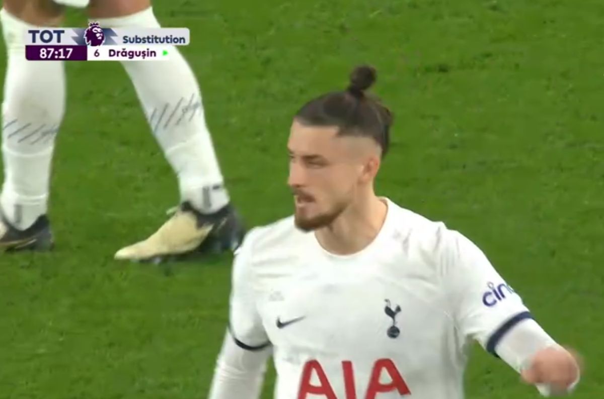 Una bună, alta rea » Cum s-a descurcat Radu Drăgușin într-un final de meci în care Tottenham a tremurat cu Brentford