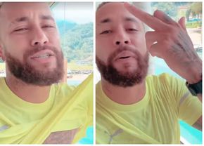 Acuzat că s-a îngrășat, Neymar și-a arătat abdomenul și a răspuns vulgar: „S*****-o, haterilor!”