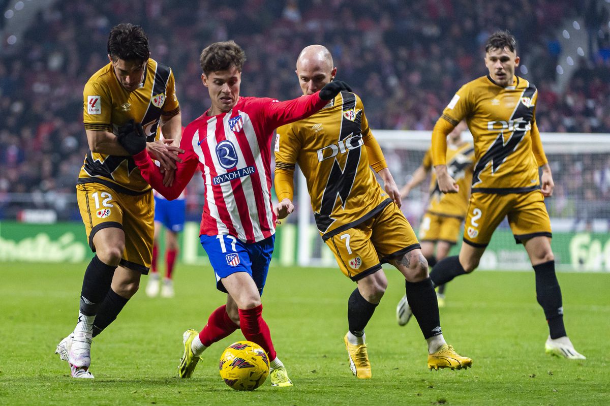 Atletico Madrid - Rayo Vallecano 2-1 » Horațiu Moldovan a fost rezervă, Andrei Rațiu a jucat 65 de minute