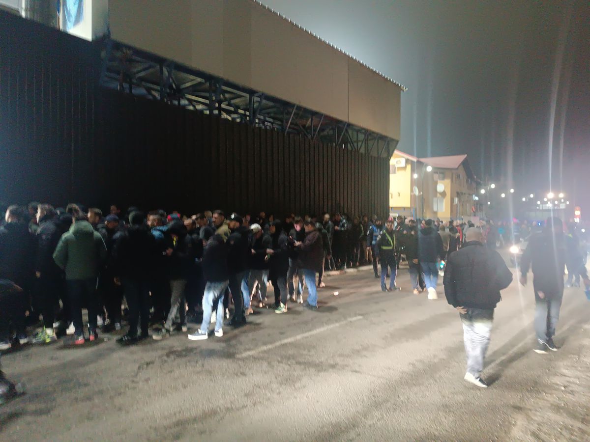 Unirea Slobozia - Dinamo, imagini înaintea partidei de la Clinceni