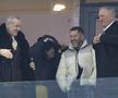 Gigi Becali, Ionuţ Luţu, Florin Vulturar şi Teia Sponte, în tribune la meciul FCSB - Manchester United 0-2 FOTO: Ionuţ Iordache (GSP)