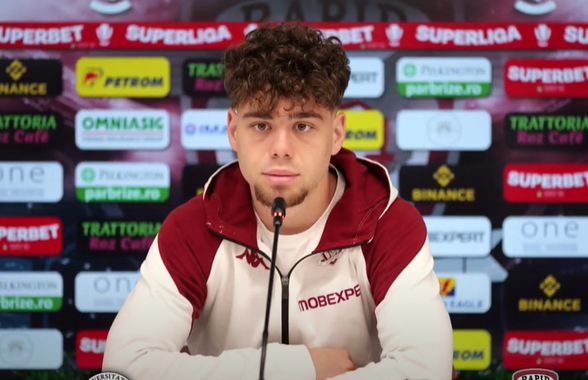 Andrei Borza a făcut o promisiune pentru fanii Rapidului, la câteva ore după FCSB - Manchester United: „Anul viitor o să fim acolo”