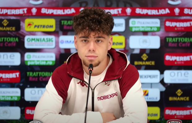 Andrei Borza a făcut o promisiune pentru fanii Rapidului, la câteva ore după FCSB - Manchester United: „Anul viitor o să fim acolo”