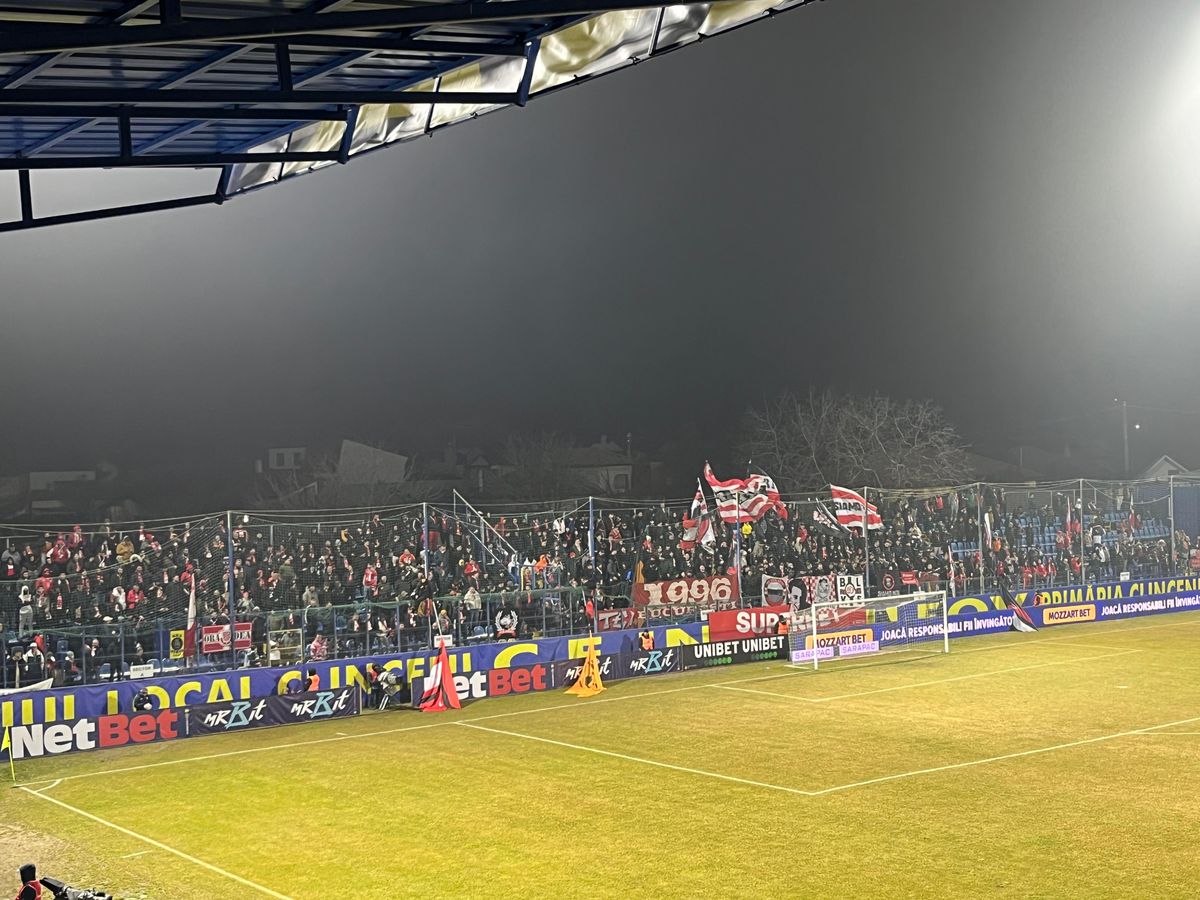 Unirea Slobozia - Dinamo, imagini înaintea partidei de la Clinceni