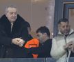 Gigi Becali, Ionuţ Luţu şi Florin Vulturar, în tribune la meciul FCSB - Manchester United 0-2 FOTO: Ionuţ Iordache (GSP)