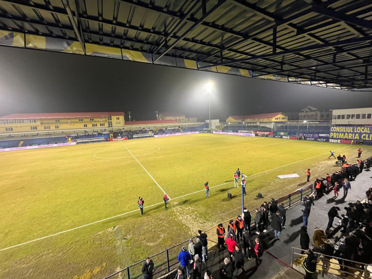 Unirea Slobozia - Dinamo, imagini înaintea partidei de la Clinceni