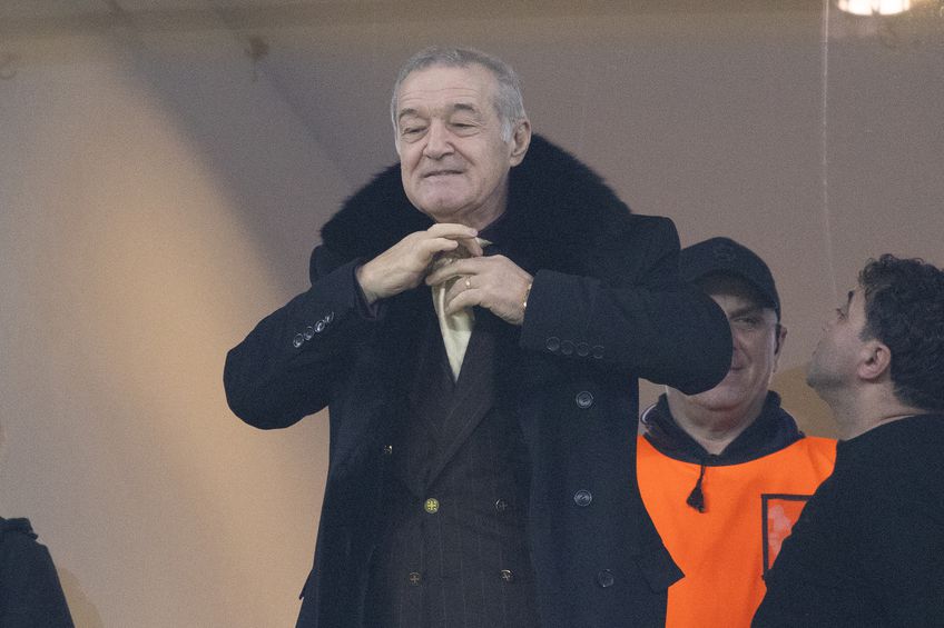 Gigi Becali, în tribune la meciul FCSB - Manchester United 0-2 FOTO: Ionuţ Iordache (GSP)