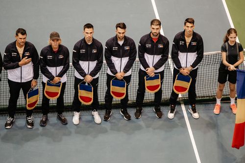 Echipa României la prezentarea echipelor FOTO FRT