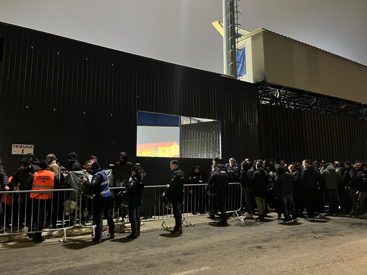 Unirea Slobozia - Dinamo, imagini înaintea partidei de la Clinceni