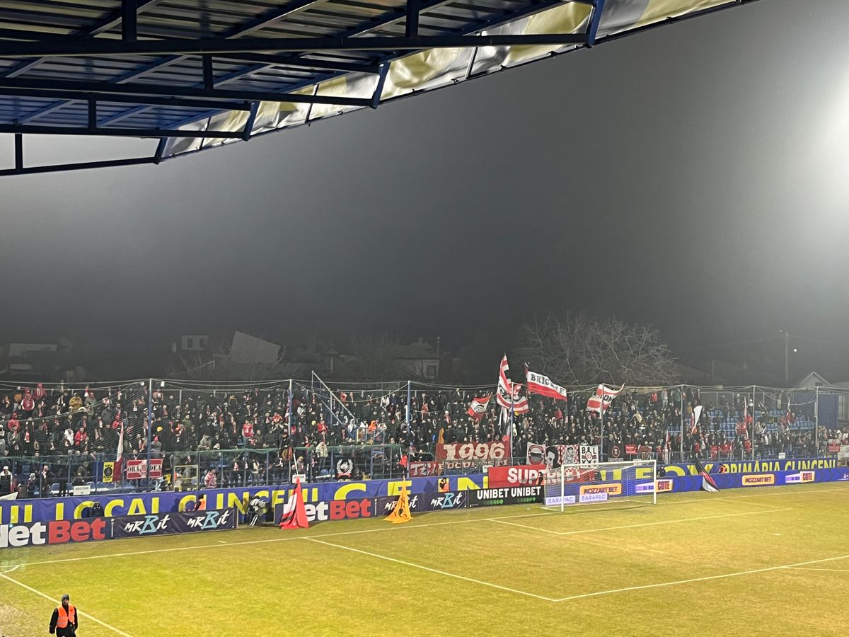 Unirea Slobozia - Dinamo, imagini înaintea partidei de la Clinceni