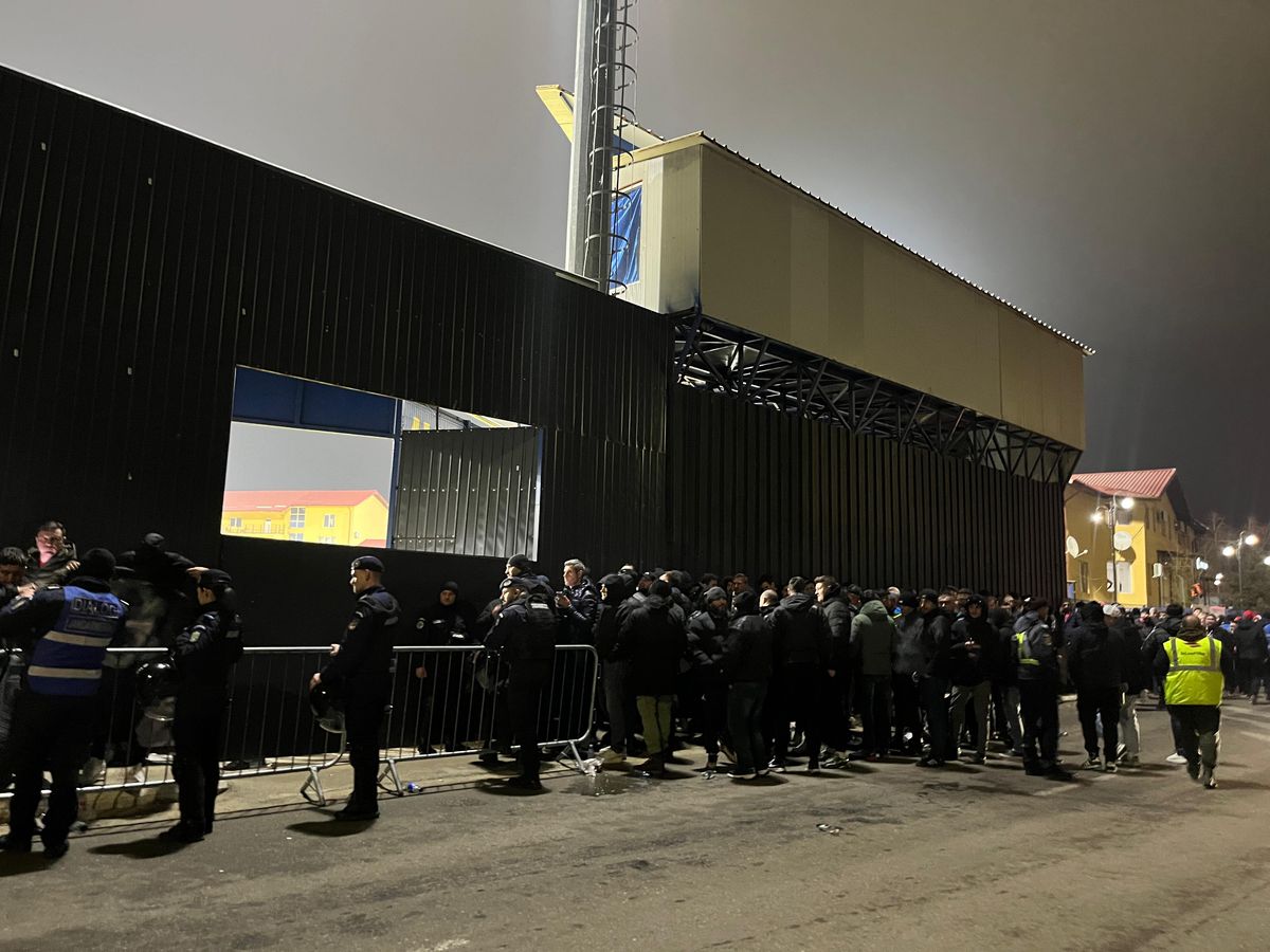 Unirea Slobozia - Dinamo, imagini înaintea partidei de la Clinceni