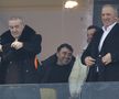 Gigi Becali, Ionuţ Luţu, Florin Vulturar şi Teia Sponte, în tribune la meciul FCSB - Manchester United 0-2 FOTO: Ionuţ Iordache (GSP)