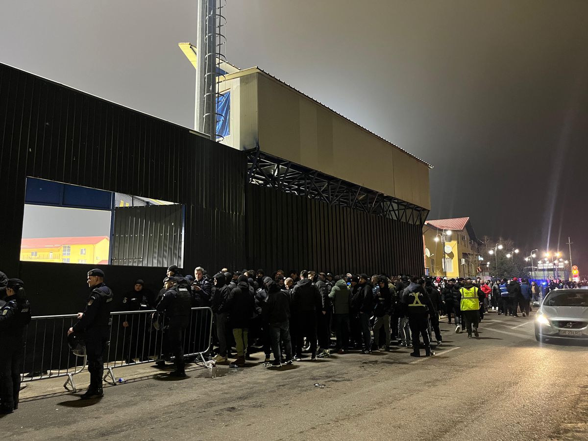 Unirea Slobozia - Dinamo, imagini înaintea partidei de la Clinceni