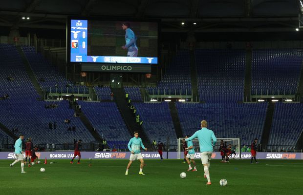 Record secular pentru Lazio » „Olimpico” a arătat ca în pandemie după boicotul tifosilor biancocelesti!