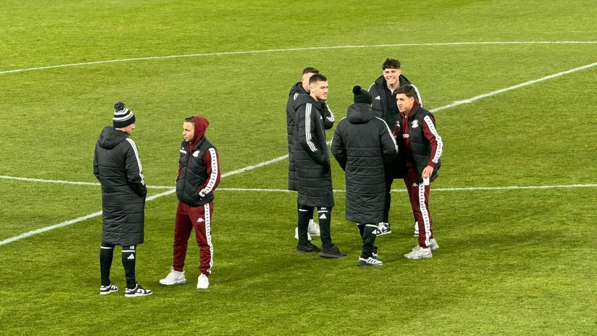 Imagini înainte de Rapid - U Cluj // 31.01.2026