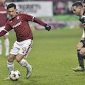 Olimpiu Moruțan, în Rapid - U Cluj // Foto: Cristi Preda