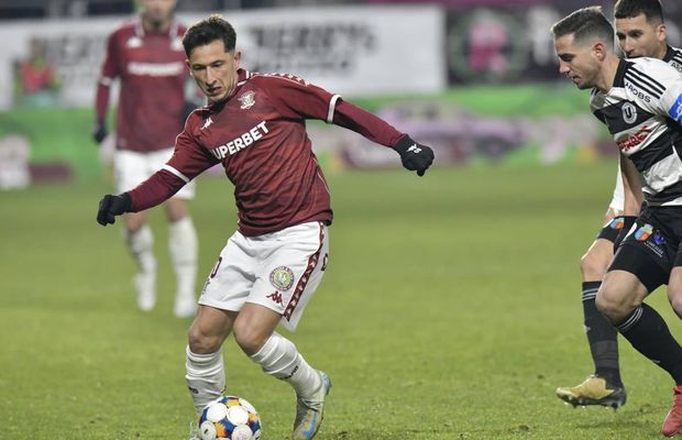 Olimpiu Moruțan, noul magnet de la Rapid » Ce arată raportul din eșecul cu U Cluj