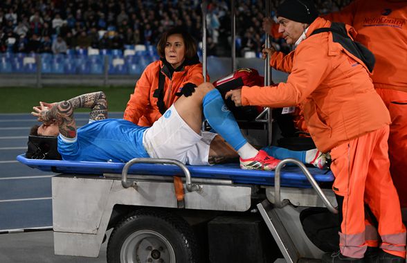 Accidentările continuă să-i dea mari bătăi de cap lui Conte » Napoli câștigă cu Fiorentina, dar își pierde căpitanul