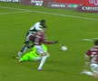 Penalty dictat pentru faultul lui Aioani în Rapid - U Cluj / FOTO: Captură @Prima Sport 1