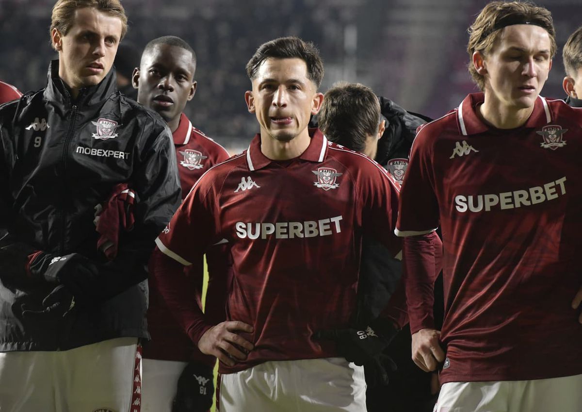 Cum a reacționat galeria Rapidului la finalul eșecului cu U Cluj