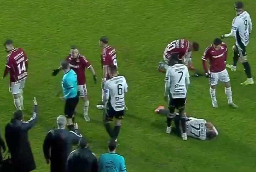 Jakub Hromada a luat galben cu U Cluj și va fi suspendat cu Hermannstadt