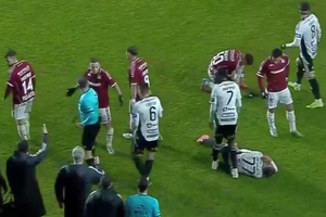 A luat galben cu U Cluj și va rata meciul Hermannstadt - Rapid