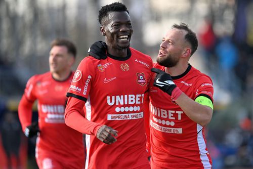 Christ Afalna, „dublă” în Unirea Slobozia - Hermannstadt // foto: sportpictures.eu