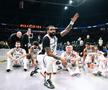 U-BT, susținută de peste 500 de fani în deplasarea de la Belgrad/Foto: Dragana Stjepanovic (aba-liga.com)