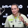 Elena Rybakina la conferinta de presă  FOTO Guliver/GettyImages