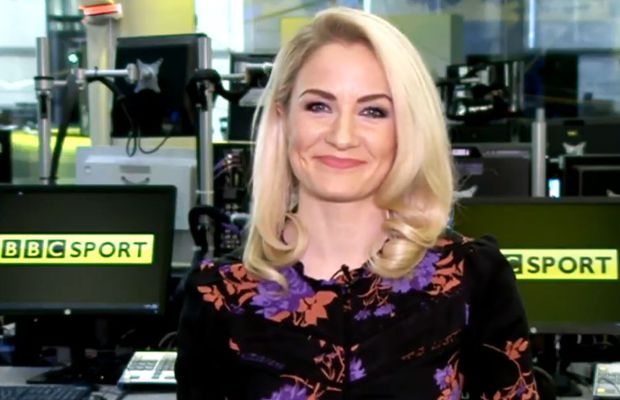 COVID-19 // VIDEO Cu toții simțim asta :) » Moment amuzant la știrile sportive BBC: reacția de milioane a unei jurnaliste