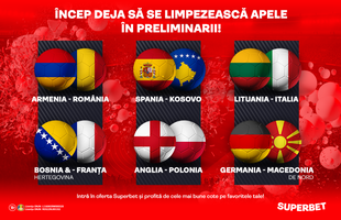 Polonia atacă Anglia fără Lewandowski. Spania vrea o primă victorie fără emoții, iar Germania și Italia sigilează porțile