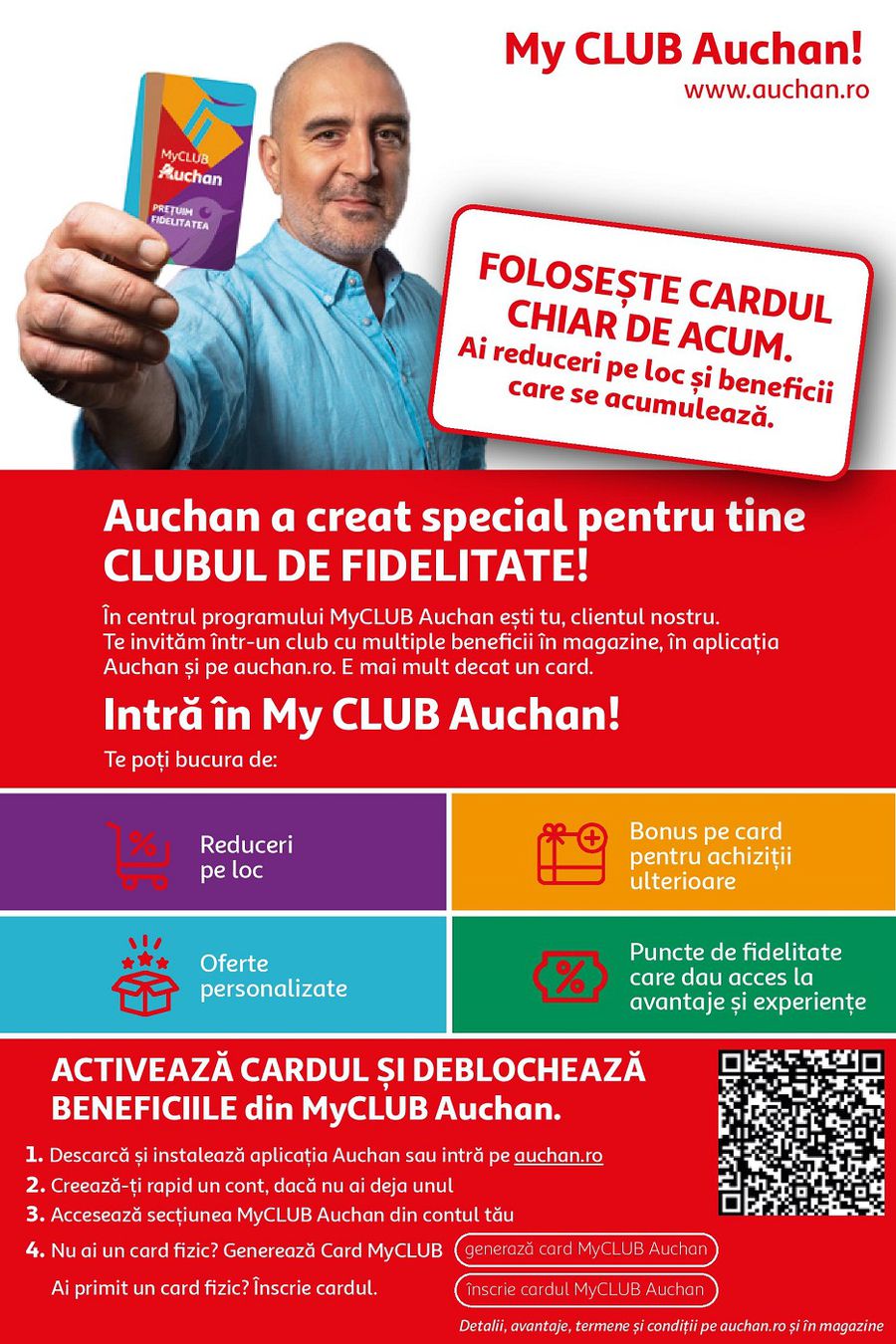 Auchan România lansează programul de fidelitate MyCLUB Auchan