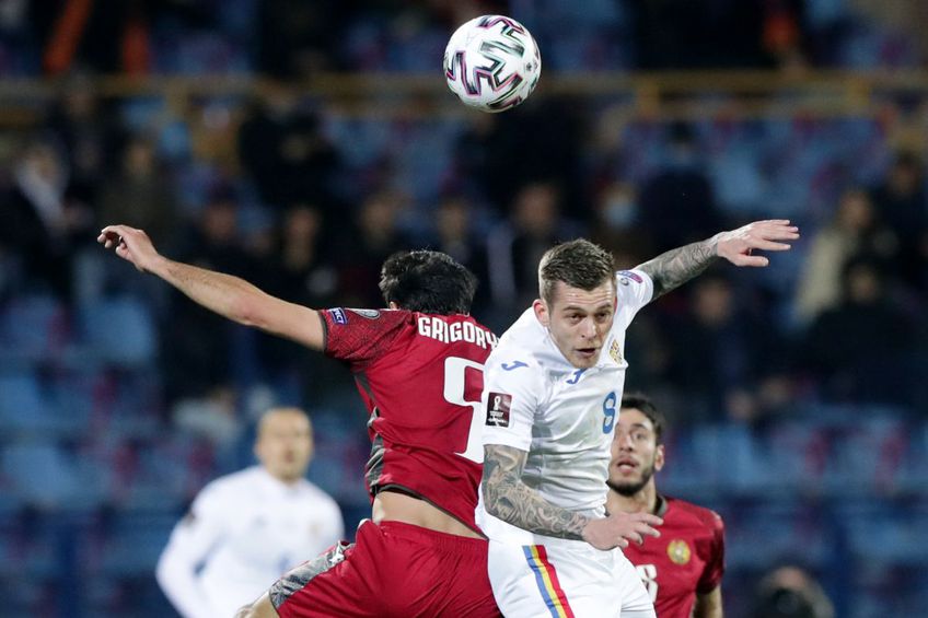 Armenia a învins-o pe România, scor 3-2, în a 3-a etapă a preliminariilor Campionatului Mondial.