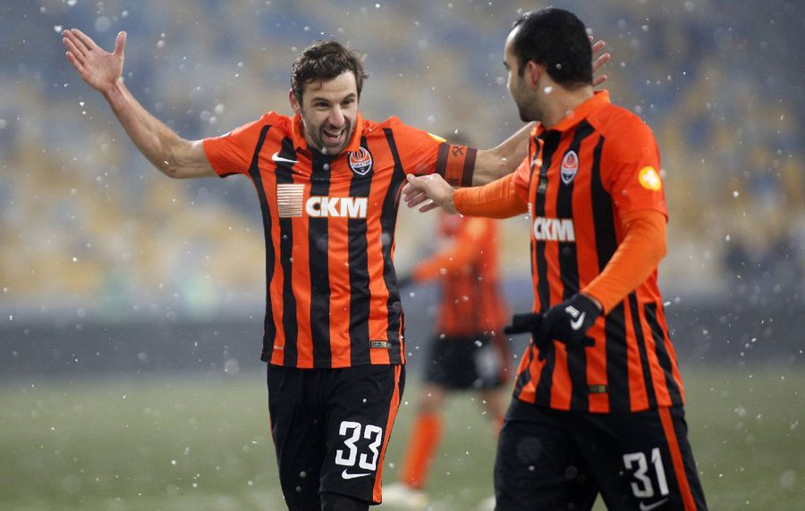 Darijo Srna, în tricoul lui Șahtior / Sursă foto: Imago Images Darijo Srna, între iadul din Iugoslavia și bombardamentele din Ucraina » Mărturii tulburătoare: „Au vrut să-mi ia casa în '90. Mi-au luat-o în 2014 şi acum vor să o facă din nou!”