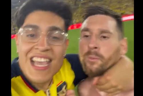 Lionel Messi, 34 de ani, căpitanul Argentinei, a fost deranjat de atitudinea unui fan care a „sărit” pe el după 1-1 cu Ecuador în preliminariile Campionatului Mondial.