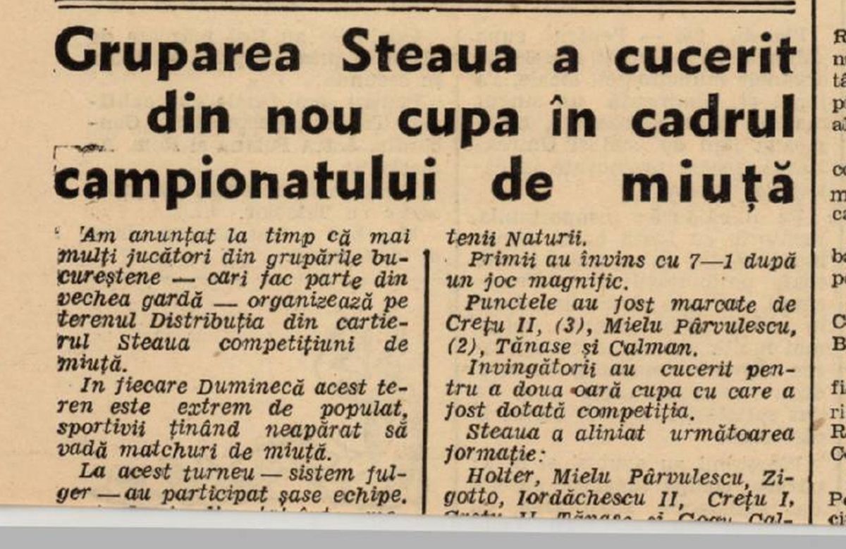 Steaua și Dinamo, echipele interbelice