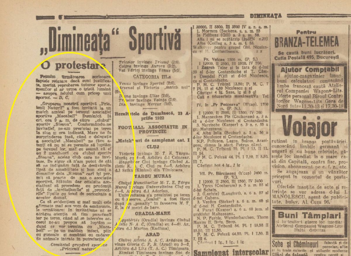 Steaua și Dinamo, echipele interbelice