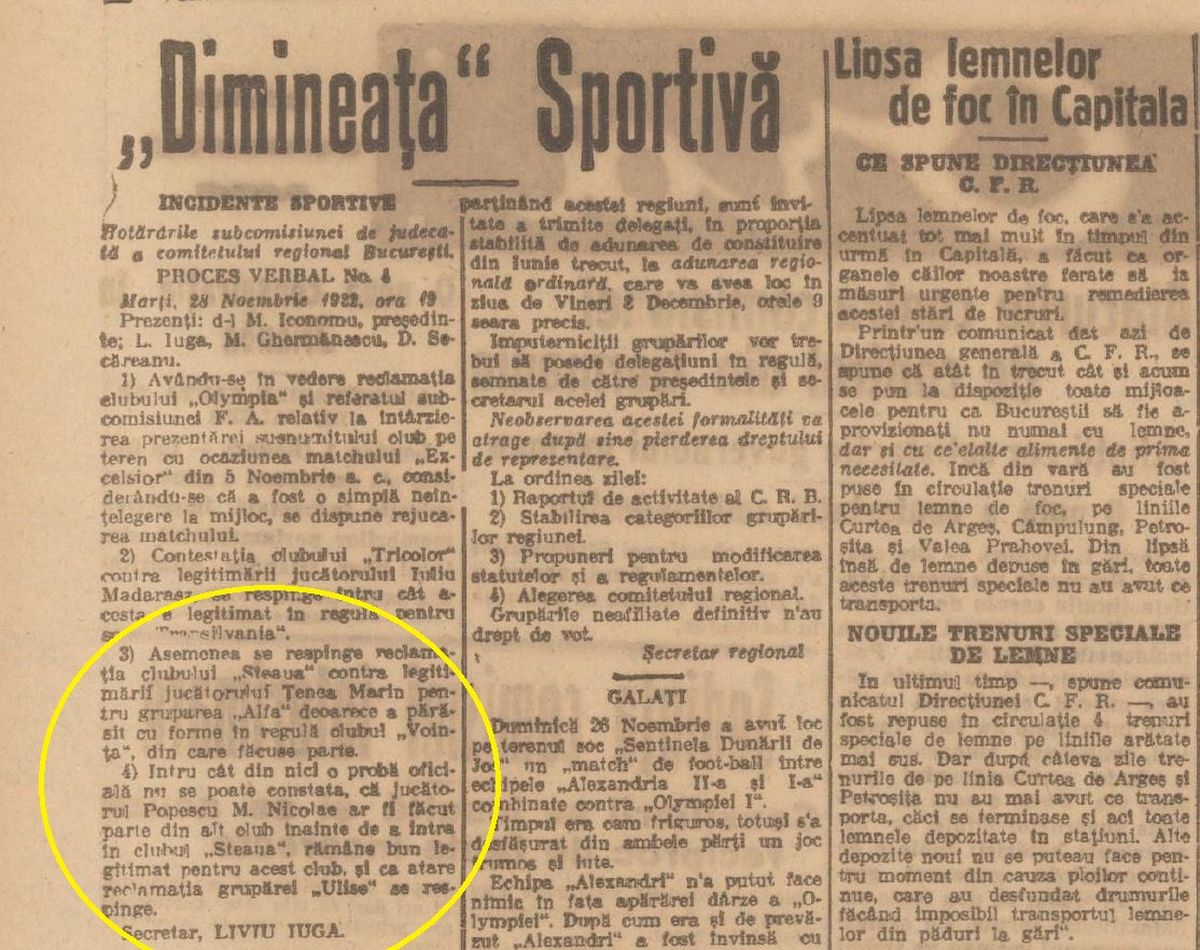 Steaua și Dinamo, echipele interbelice