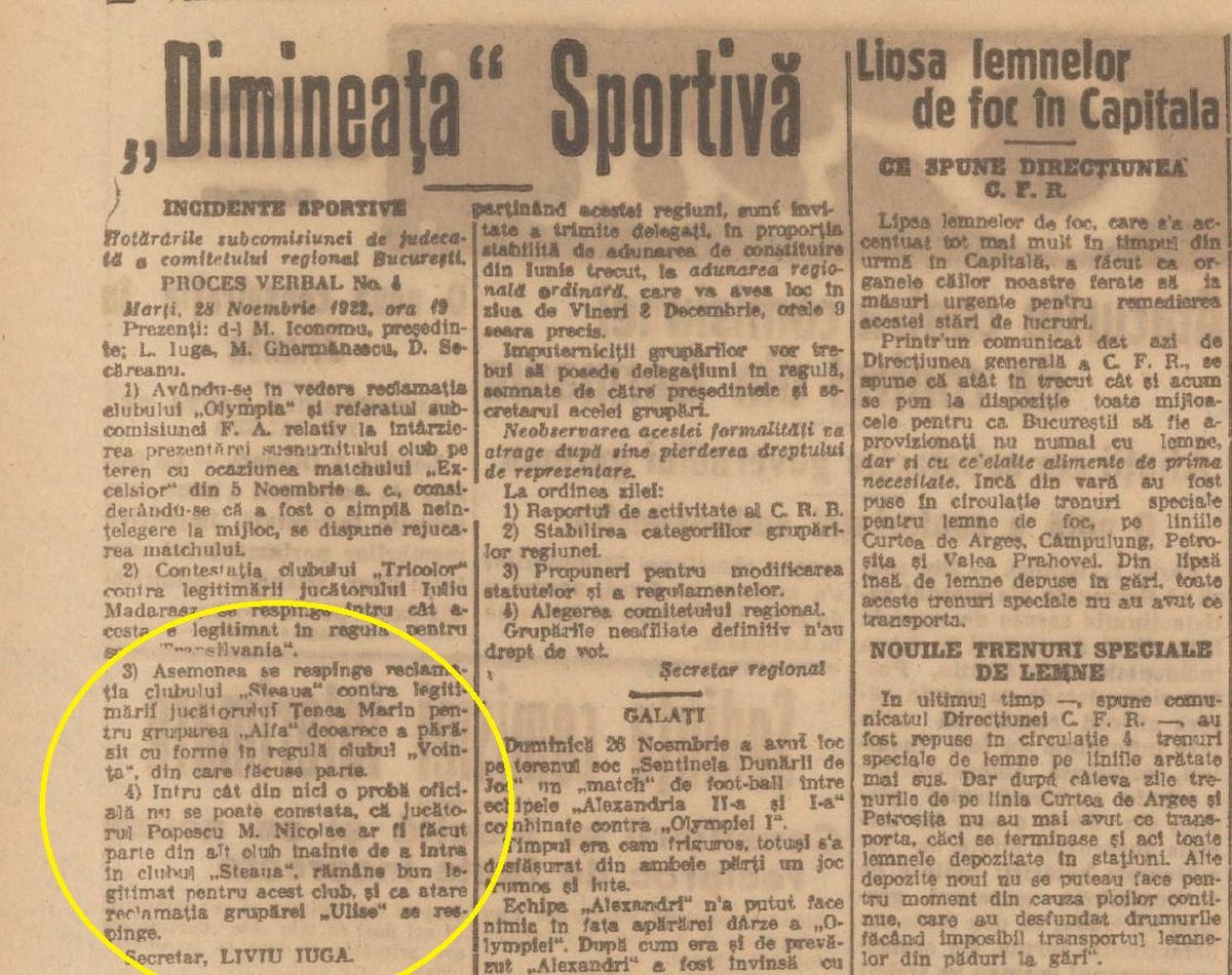 Steaua și Dinamo, echipele interbelice