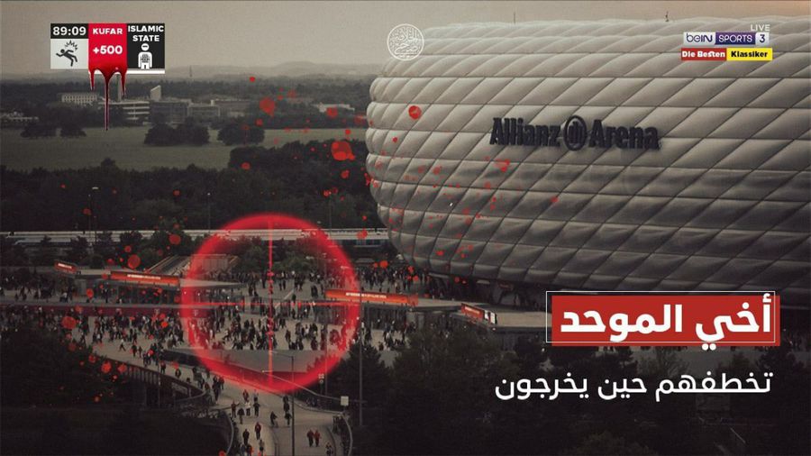 Imagine terifiantă » Amenințare de atentat terorist la Bayern - Dortmund