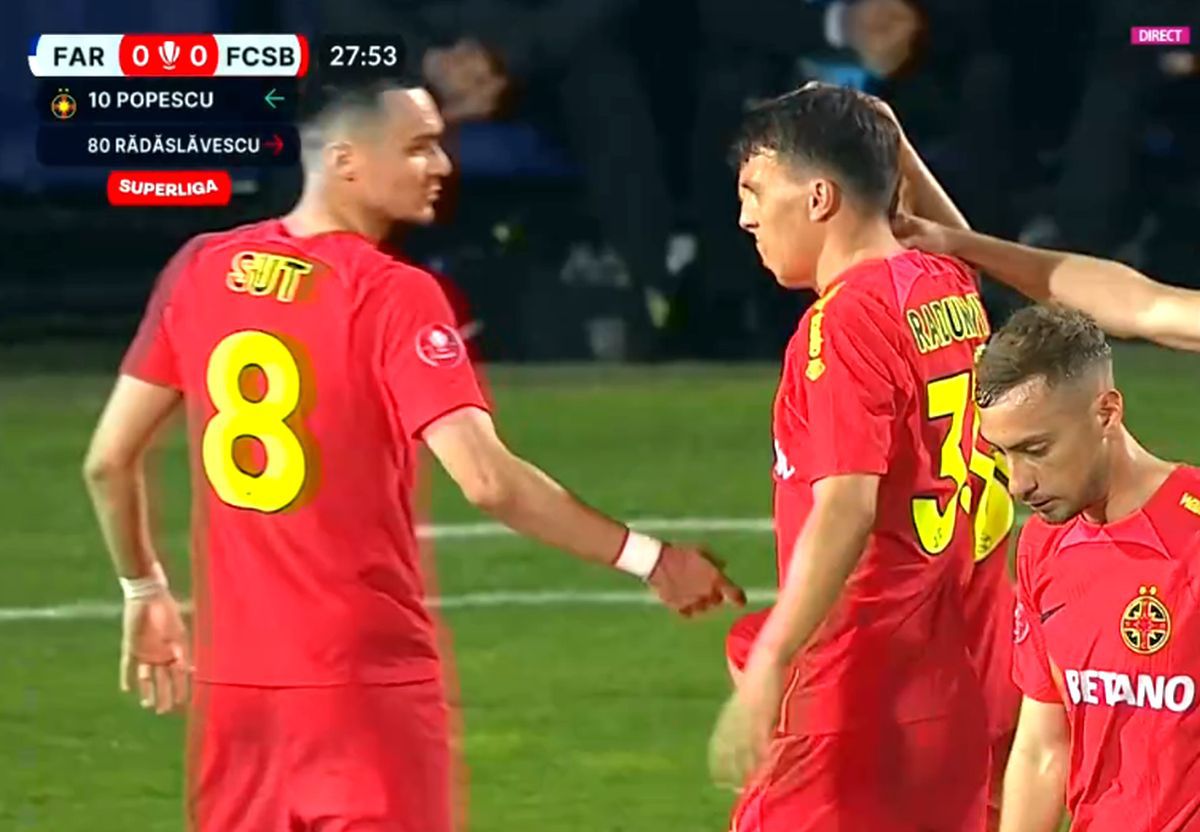 Schimbare Eduard Radaslavescu în Farul - FCSB