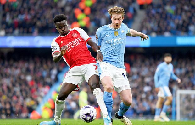 Manchester City - Arsenal 0-0 » Fără gol în derby-ul etapei de Premier League! Avantaj Liverpool în lupta la titlu