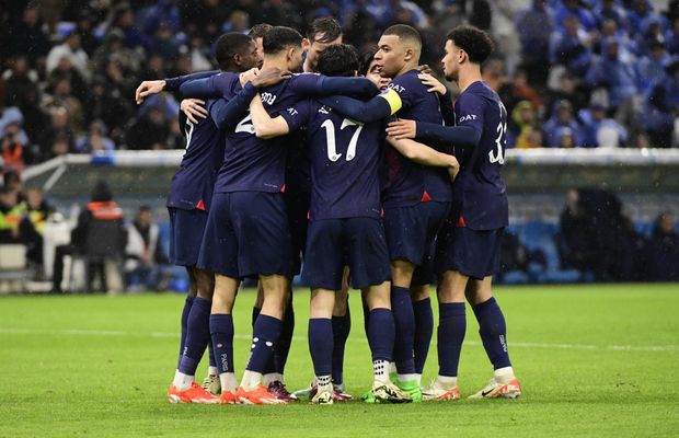 PSG a doborât-o fără probleme pe Marseille, chiar dacă a jucat mai bine de o repriză în inferioritate numerică