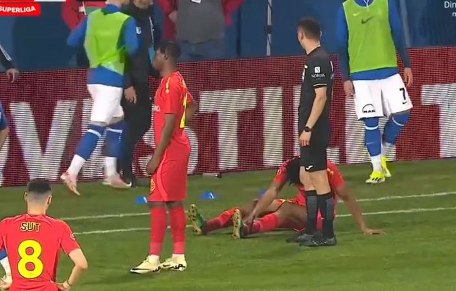 Au jucat 3 minute cu „bomba în casă” » Titularul celor de la FCSB s-a accidentat, a riscat și era să își dea autogol!