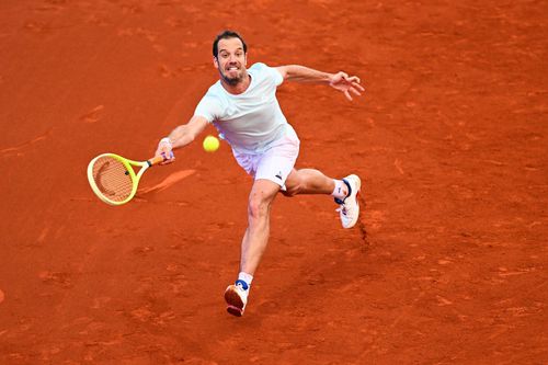 Richard Gasquet în acțiune Foto: Țiriac Open/RaedKrishan