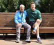 Magnus Norman, antrenorul lui Stan Wawrinka, alături de Ion Geantă la Țiriac Open Foto: Cristi Preda